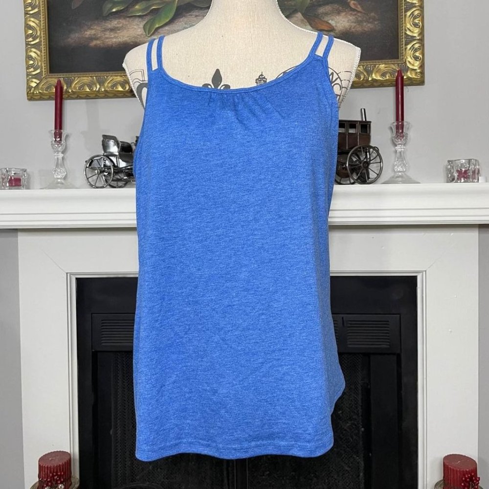 Hibelle Womens Tank Tops With Built In Bras Workout Athletic Tank Top Large